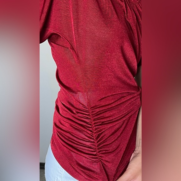 Le chateau brand new, size small maroon,red wine color tunic. - Picture 3 of 8